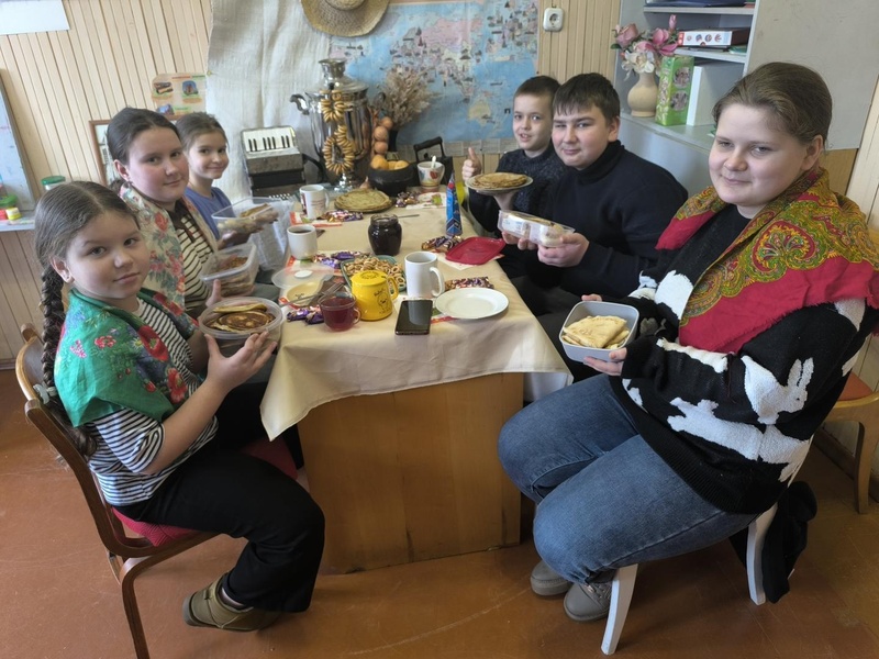 Масленица в классе аккордеона.
