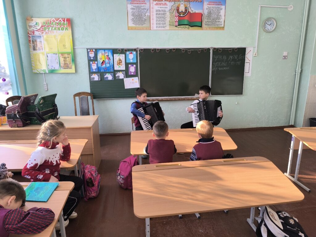 Концерт юных аккордеонистов.